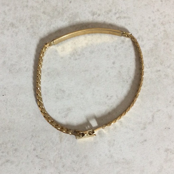 Avon Gold chain bar link bracelet - Picture 4 of 10